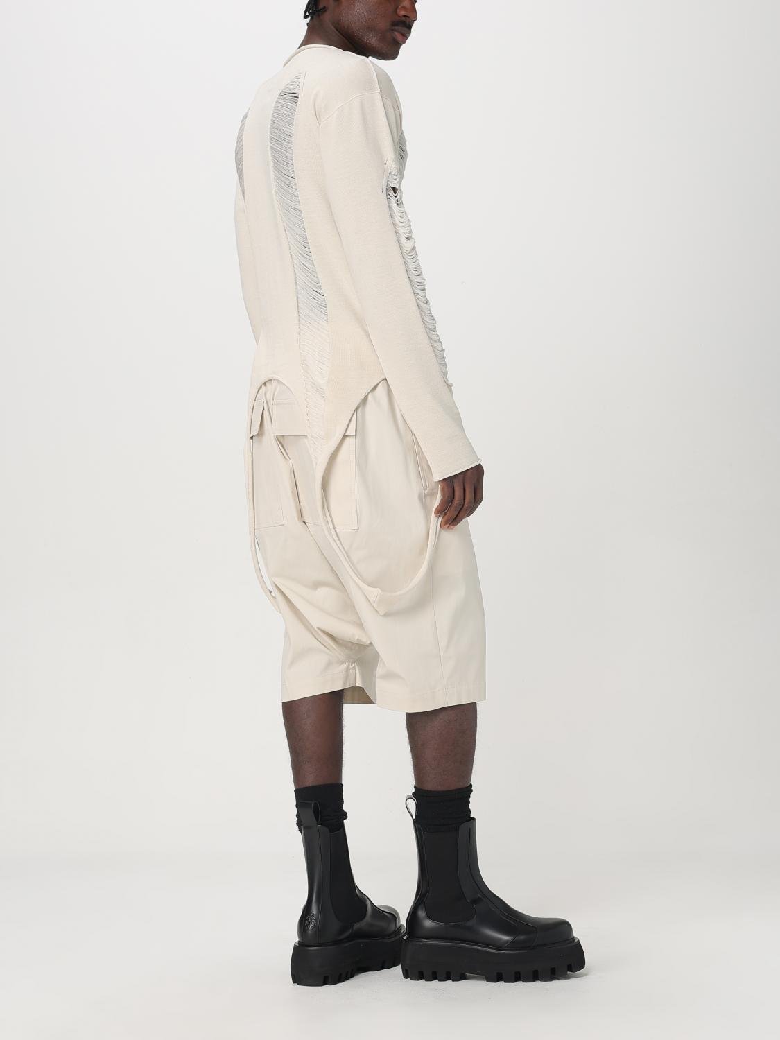 Rick Owens Cardigan men - White | RR01E5671KGRIDM | GIGLIO.COM