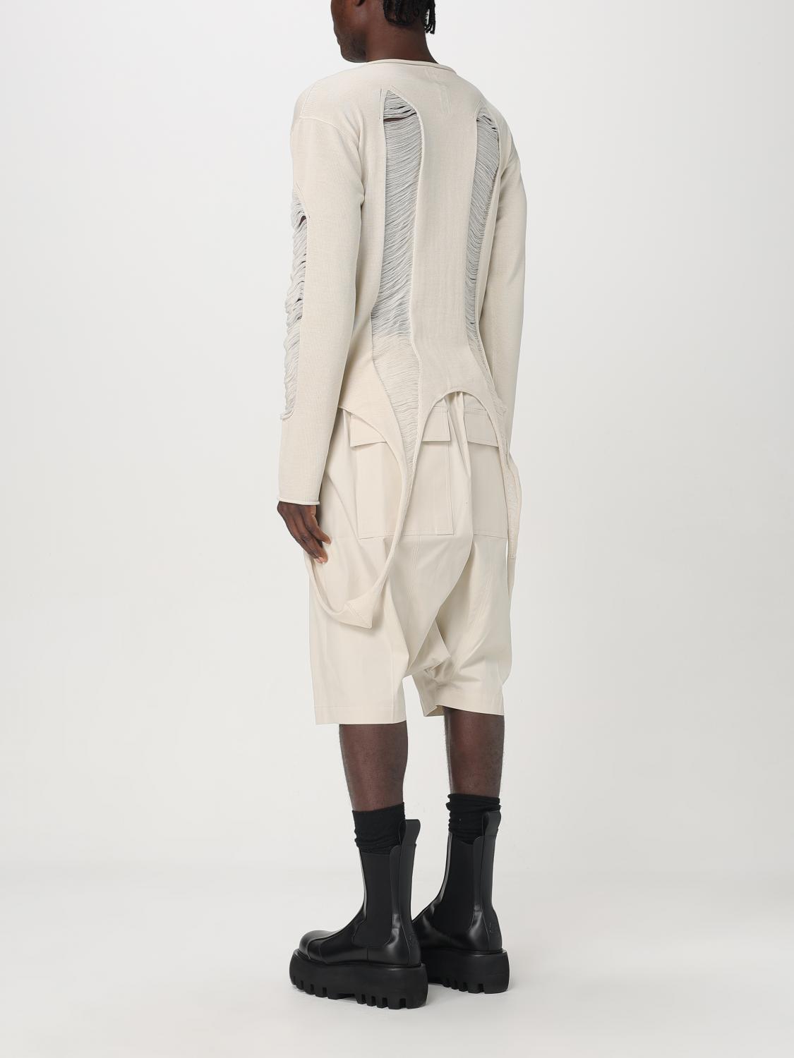 Rick Owens Cardigan men - White | RR01E5671KGRIDM | GIGLIO.COM