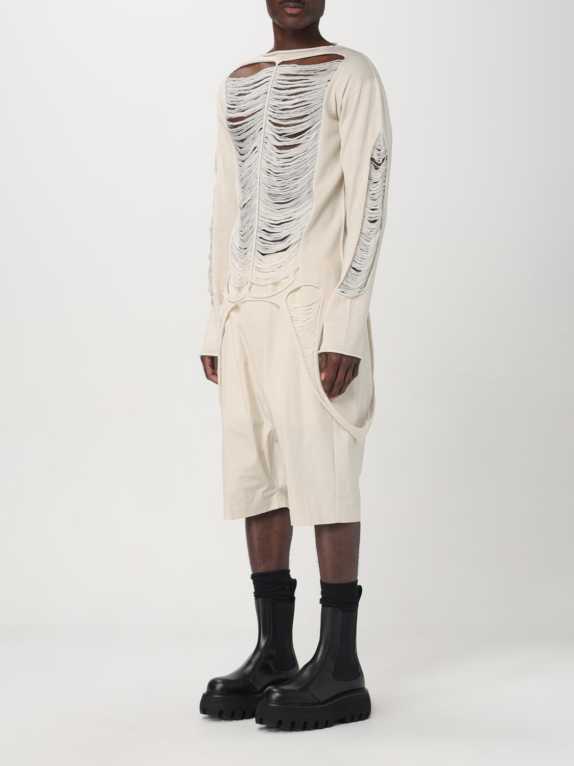 Rick Owens Cardigan men - White | RR01E5671KGRIDM | GIGLIO.COM