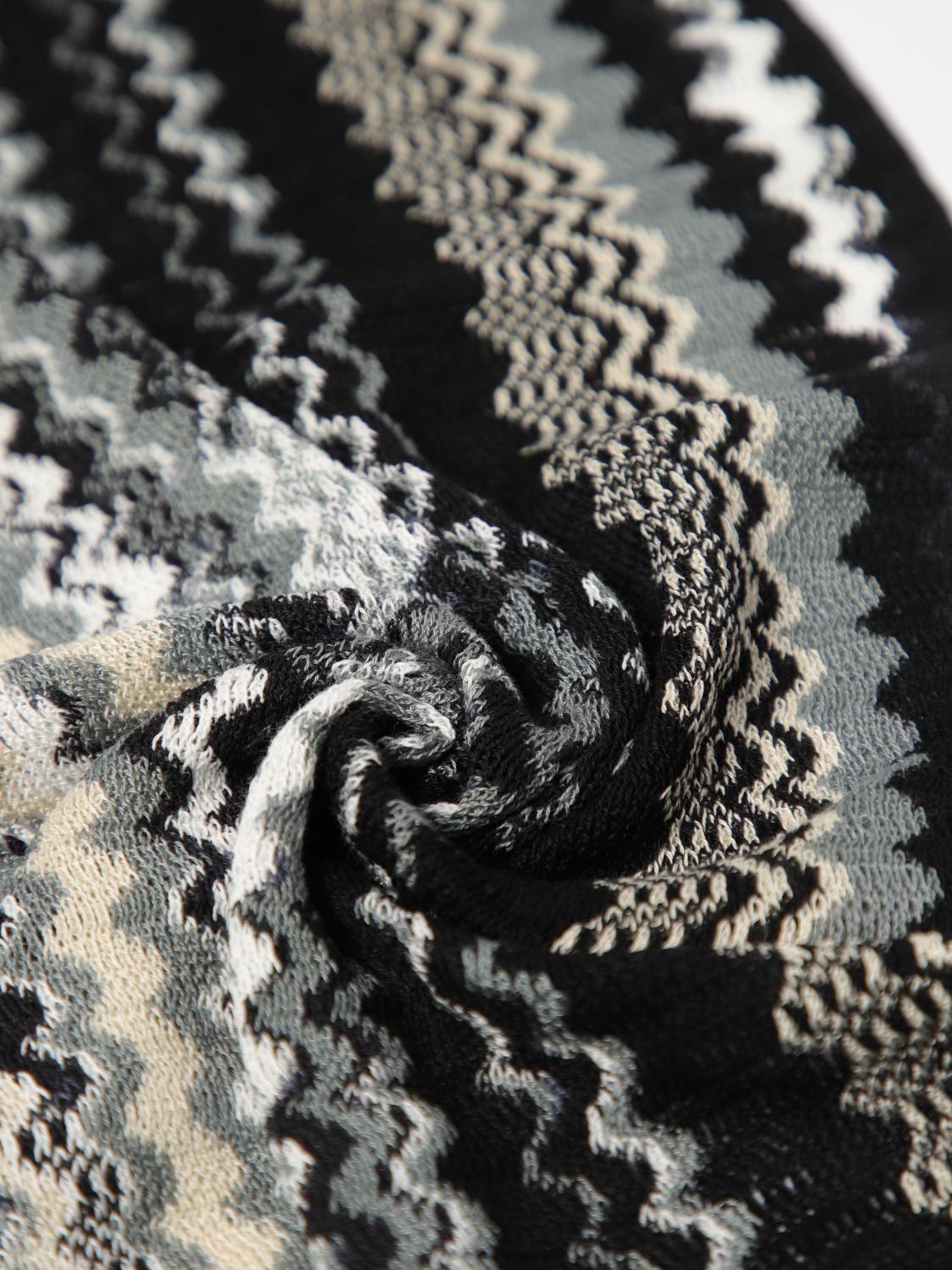 MISSONI SCARF: Scarf men Missoni, Black - Img 3