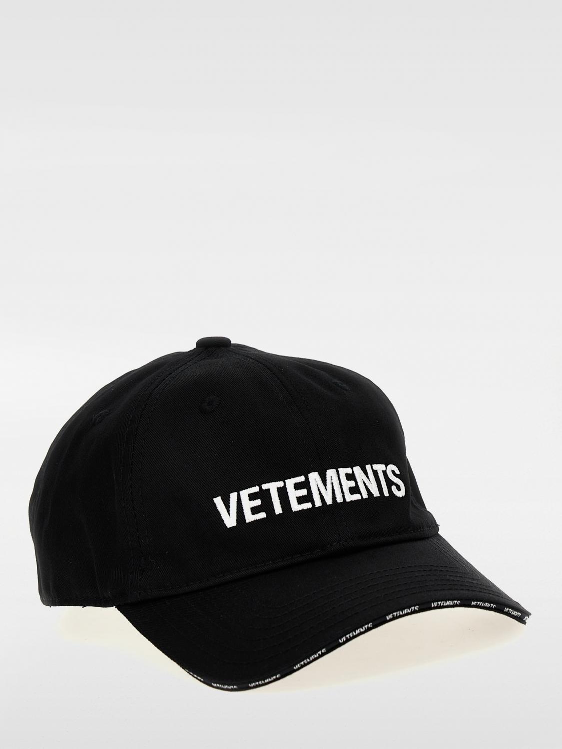 VETEMENTS HAT: Hat men Vetements, Black - Img 1