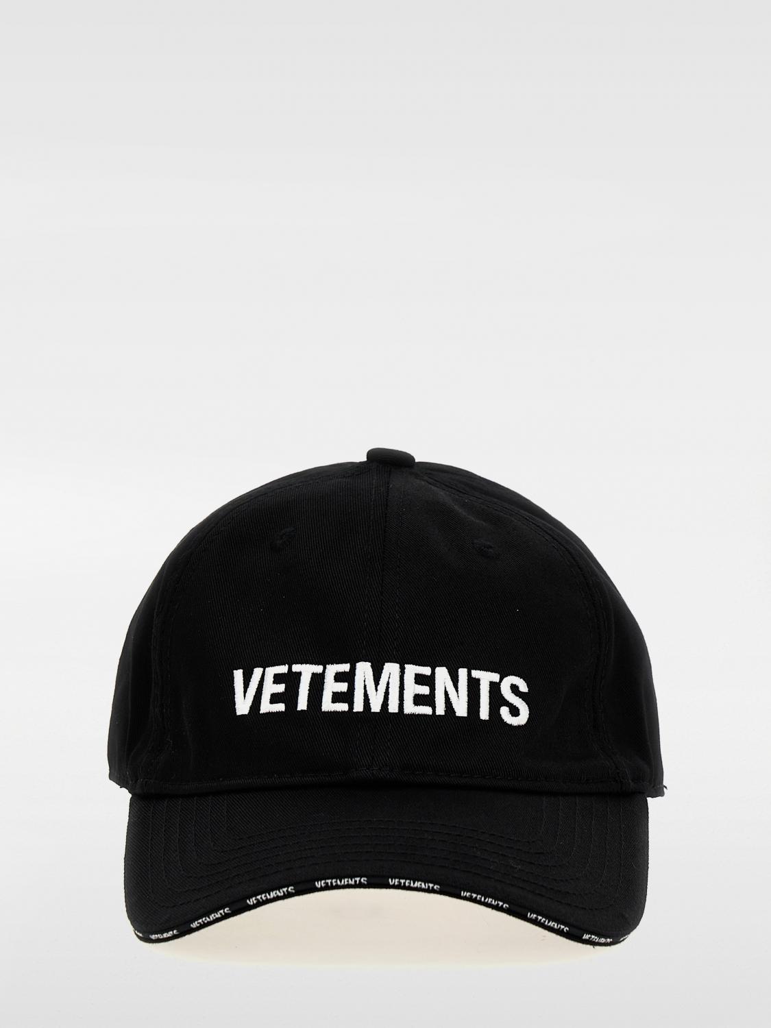 VETEMENTS HAT: Hat men Vetements, Black - Img 2