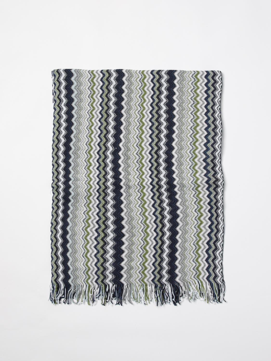 MISSONI 围巾: 围巾 男士 Missoni, 绿色 - Img 1