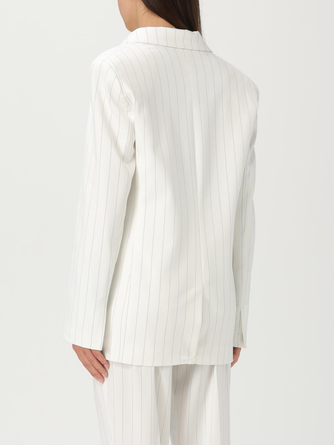 LIU JO CHAQUETA: Americana mujer Liu Jo, Blanco - Img 3