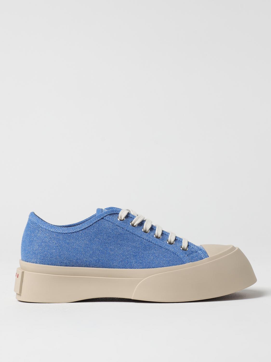 MARNI SNEAKERS: Sneakers Pablo Marni in denim di cotone , Blue - Img 1