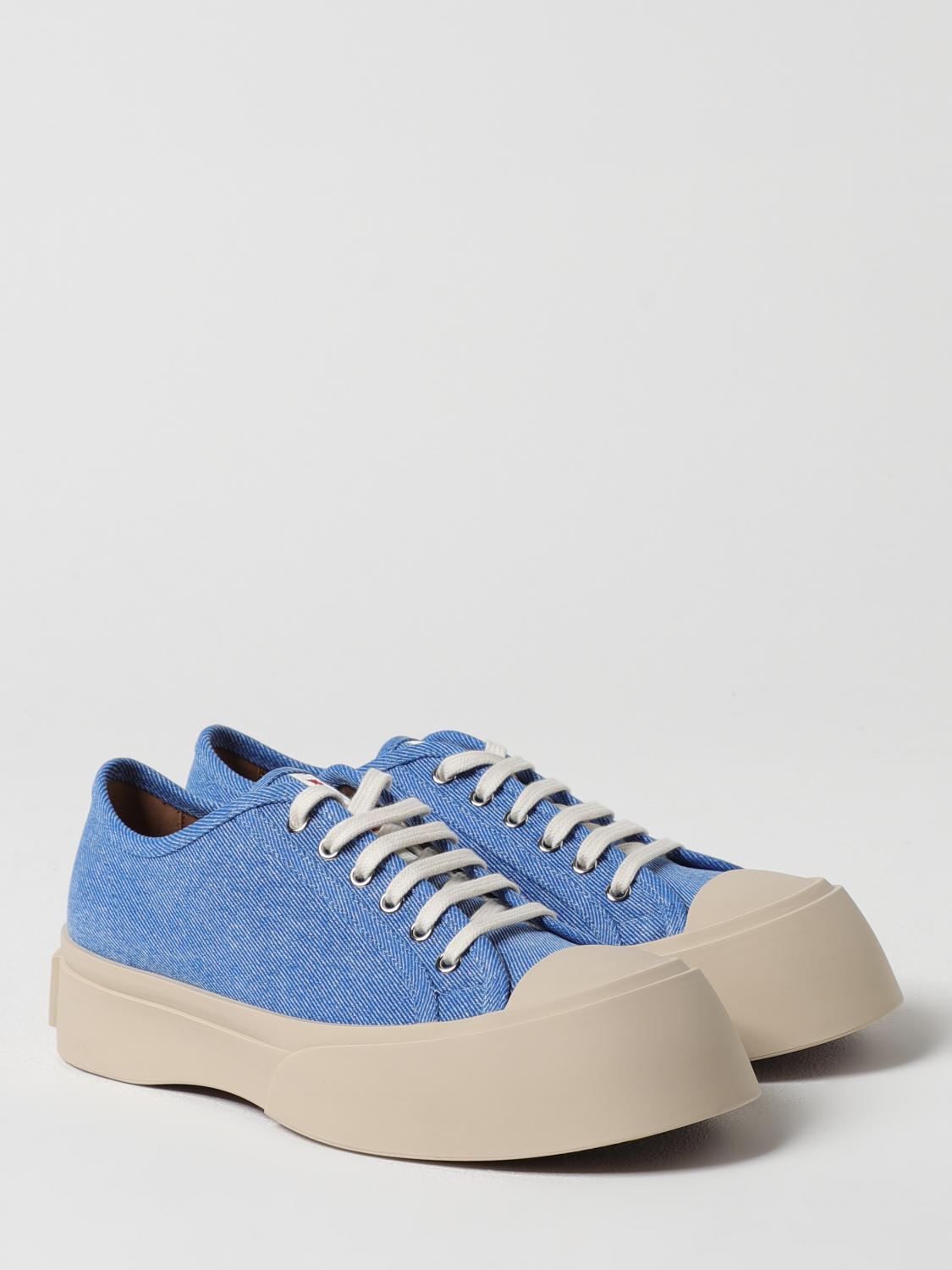 MARNI SNEAKERS: Sneakers Pablo Marni in denim di cotone , Blue - Img 2