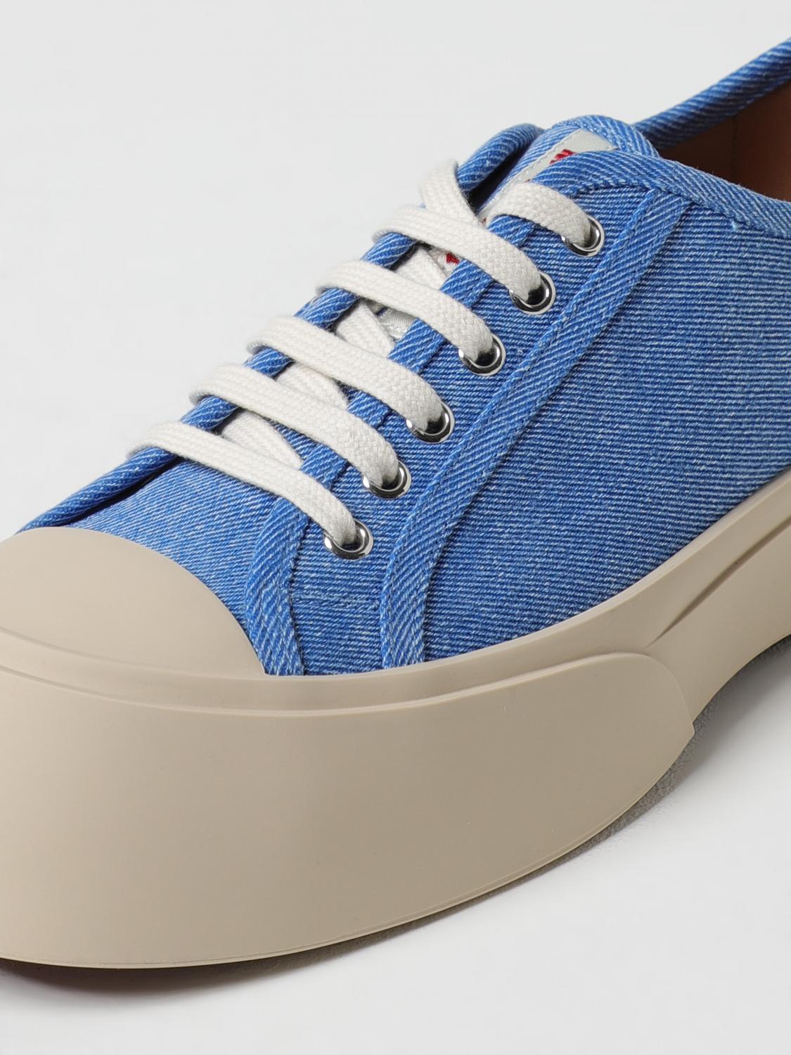 MARNI SNEAKERS: Sneakers Pablo Marni in denim di cotone , Blue - Img 4