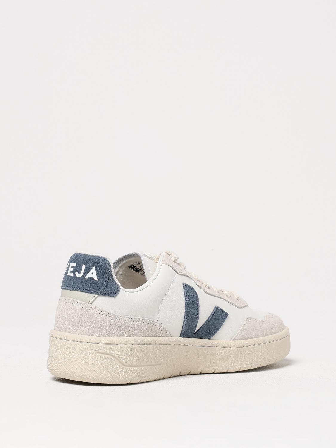 VEJA SNEAKERS: Sneakers V-90 Veja in pelle , Bianco - Img 3