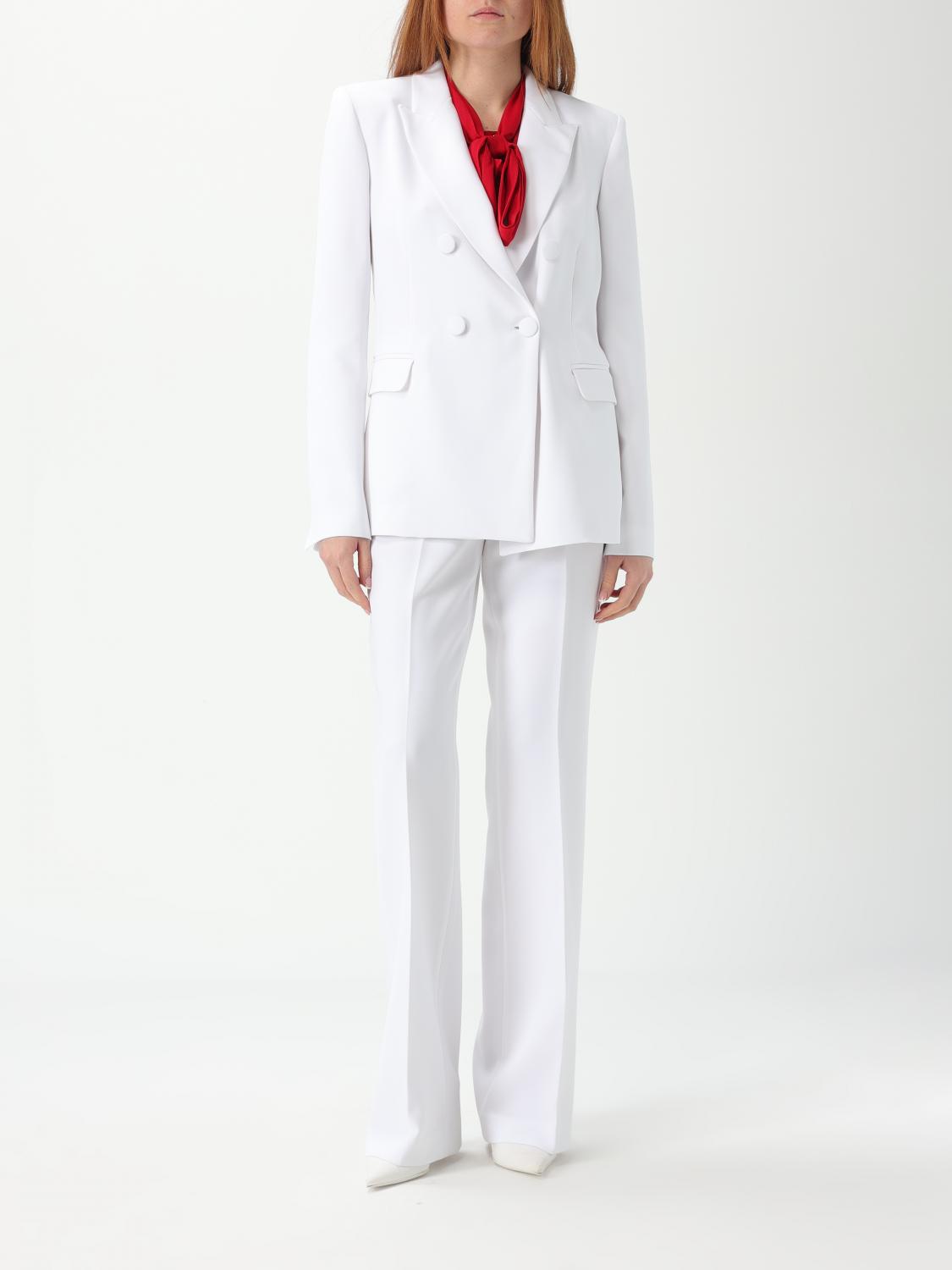 LIU JO CHAQUETA: Americana mujer Liu Jo, Blanco 1 - Img 2