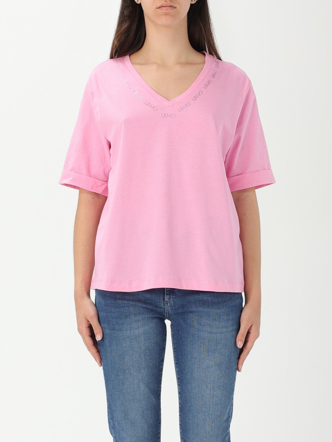 LIU JO CAMISETA: Camiseta mujer Liu Jo, Rosa - Img 1