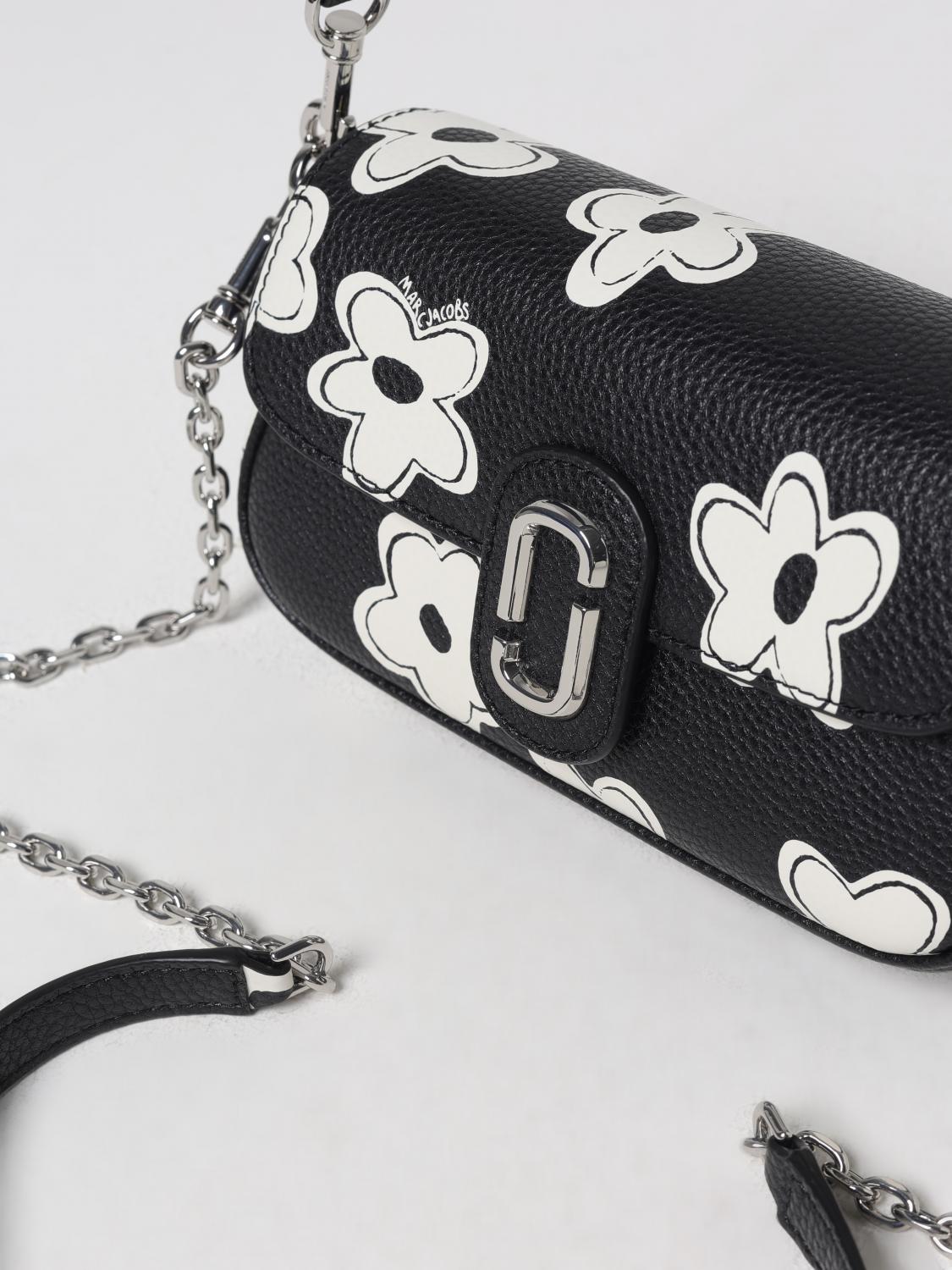 Marc Jacobs The Daisy Clover grained leather bag with flower print