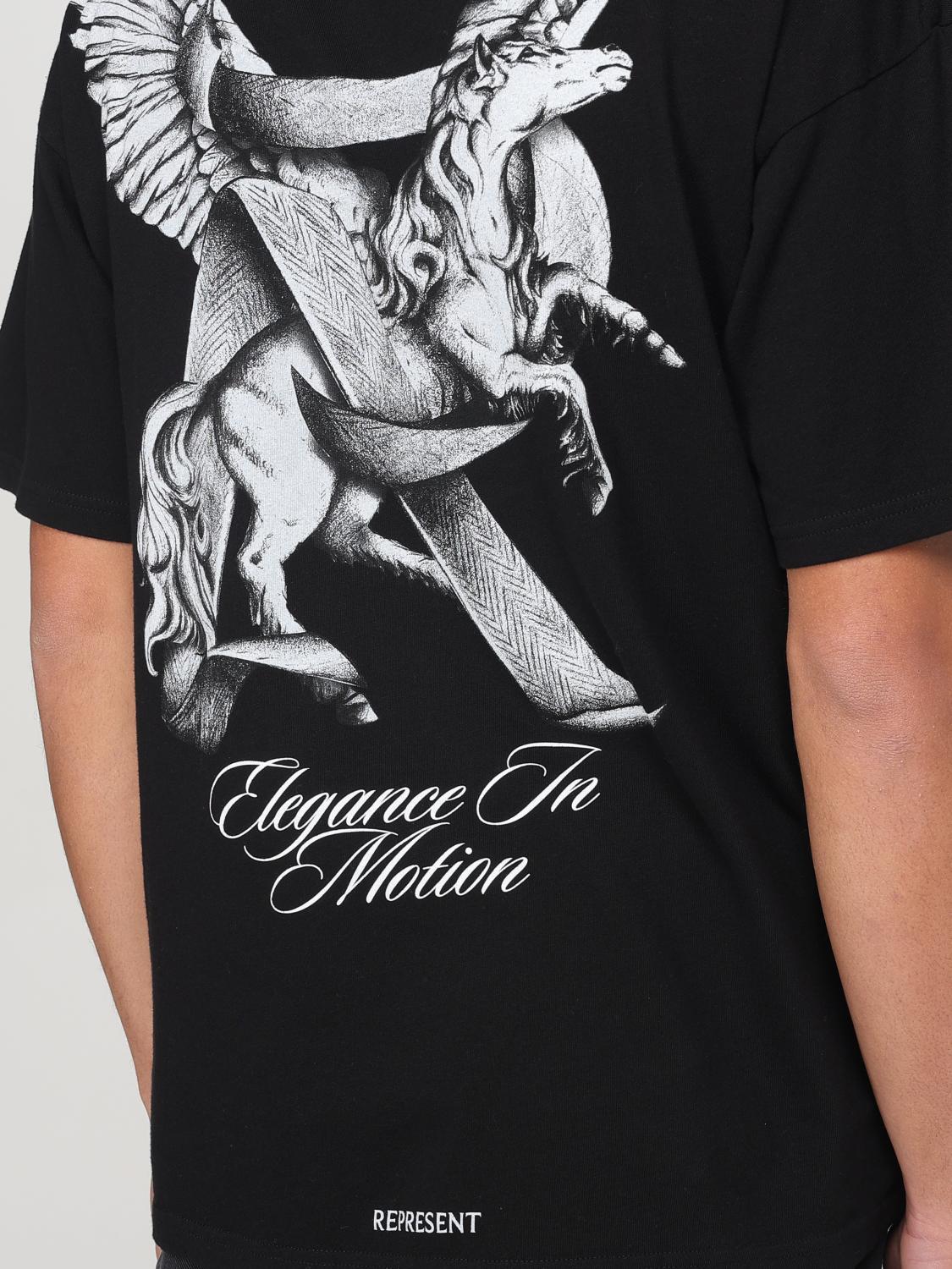 REPRESENT T-SHIRT: T-shirt men Represent, Black - Img 3