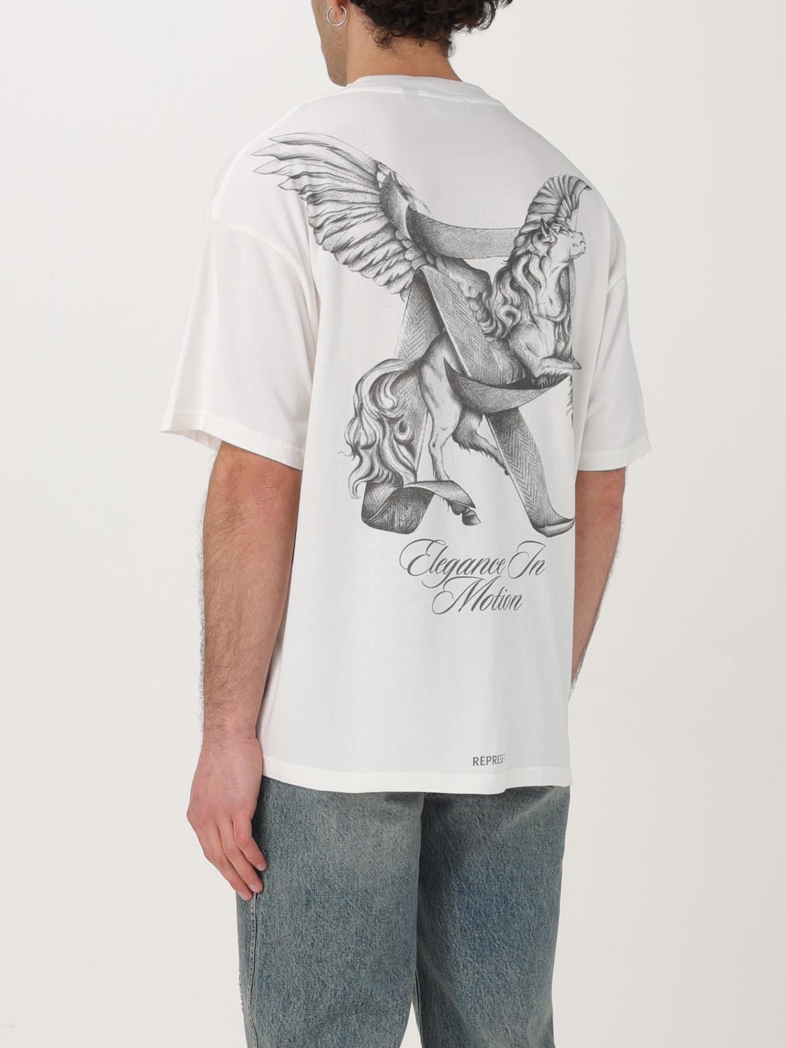 REPRESENT T-SHIRT: T-shirt con stampa grafica Represent, Bianco 1 - Img 2