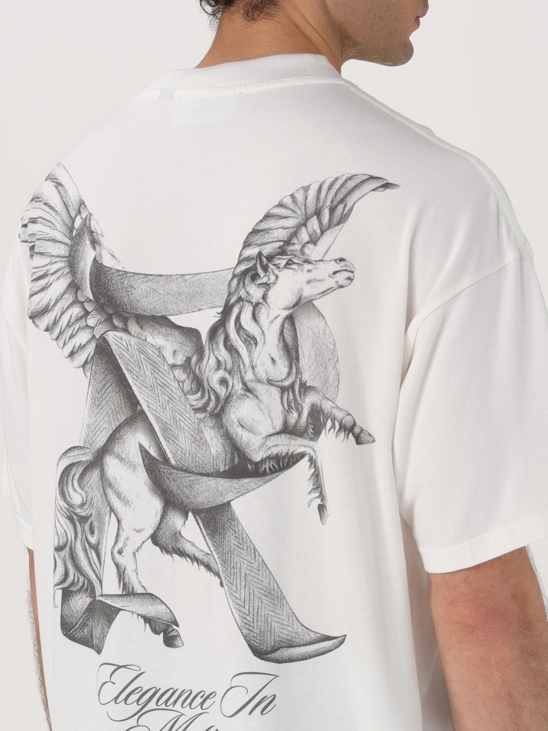 REPRESENT T-SHIRT: T-shirt con stampa grafica Represent, Bianco 1 - Img 3
