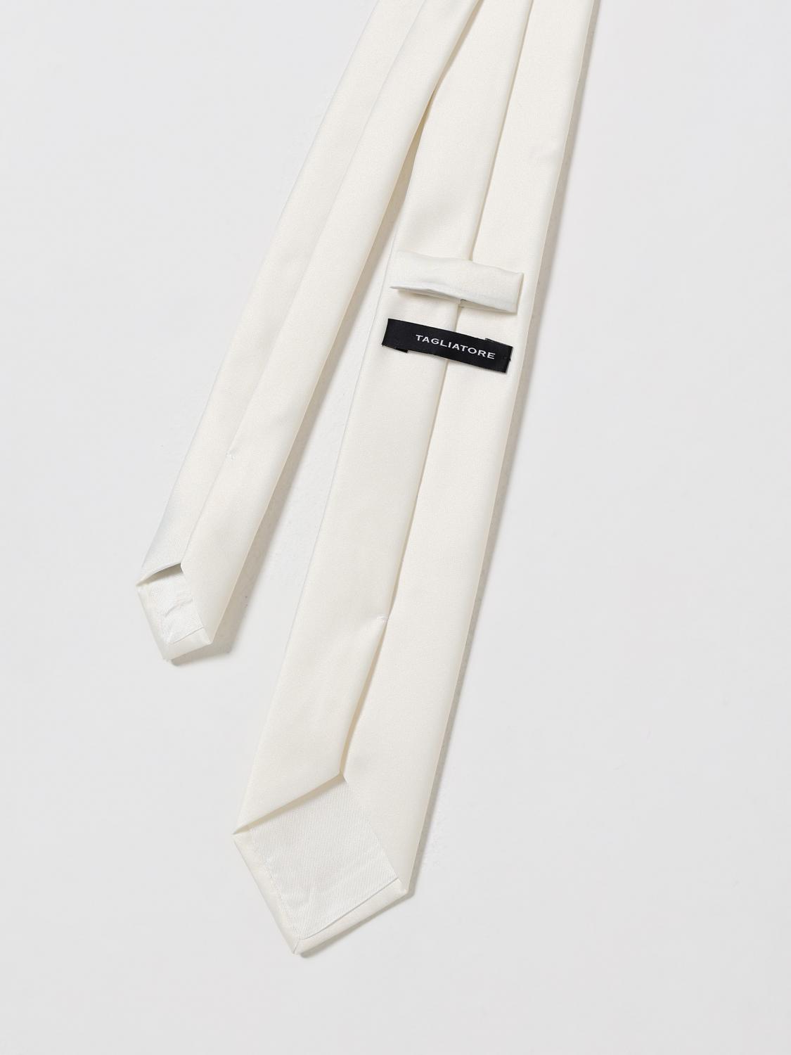 TAGLIATORE KRAWATTE: Krawatte herren Tagliatore, Ivory - Img 2
