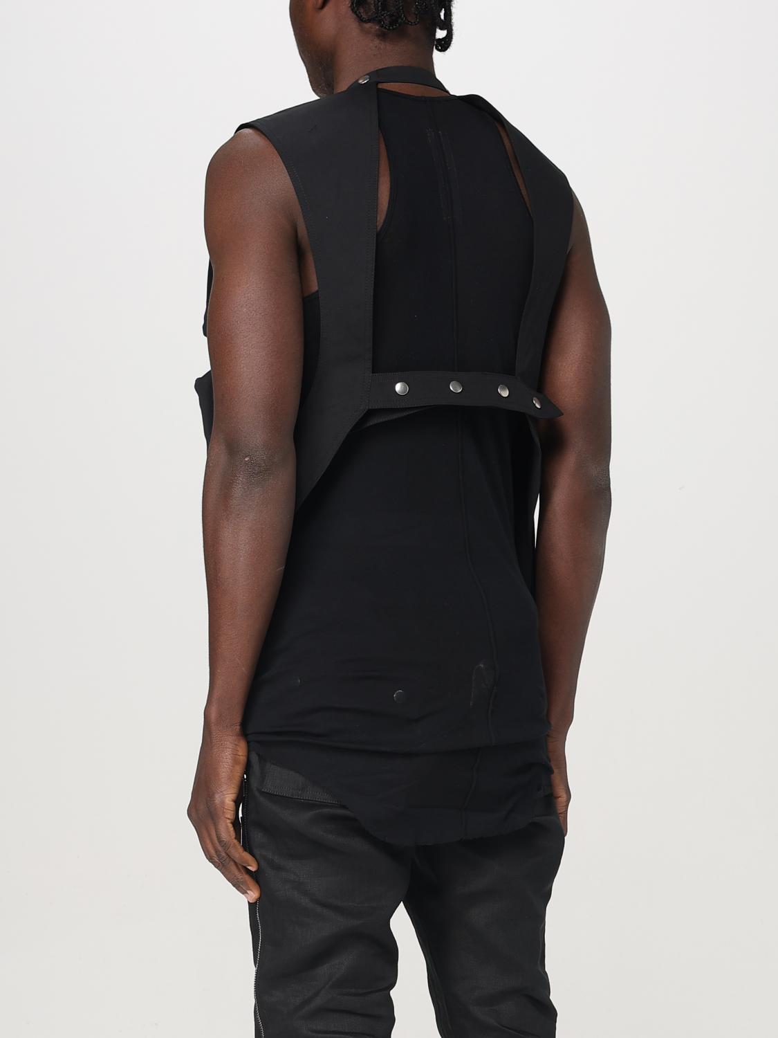 RICK OWENS SUIT VEST: Jacket men Rick Owens, Black - Img 3