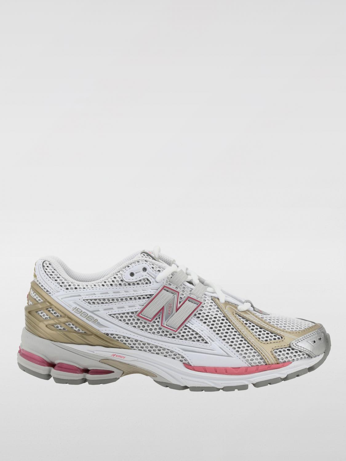 NEW BALANCE SNEAKERS: Sneakers 1906 New Balance in mesh e pelle sintetica , Silver - Img 1