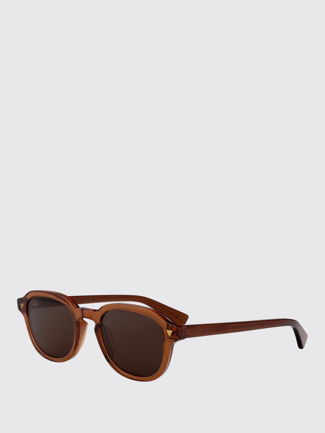 BOTTEGA VENETA サングラス: Bottega Veneta BV1364S リサイクルアセテートサングラス, ブラウン - Img 1