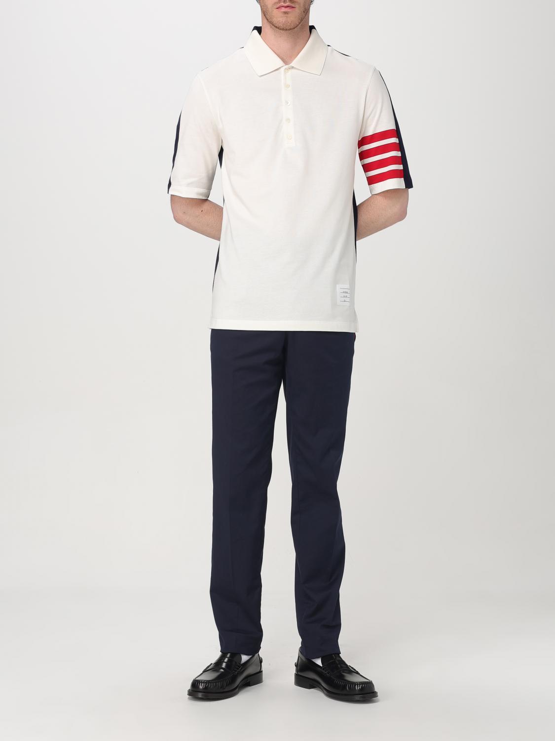 THOM BROWNE POLO: Polo herren Thom Browne, Weiß - Img 2