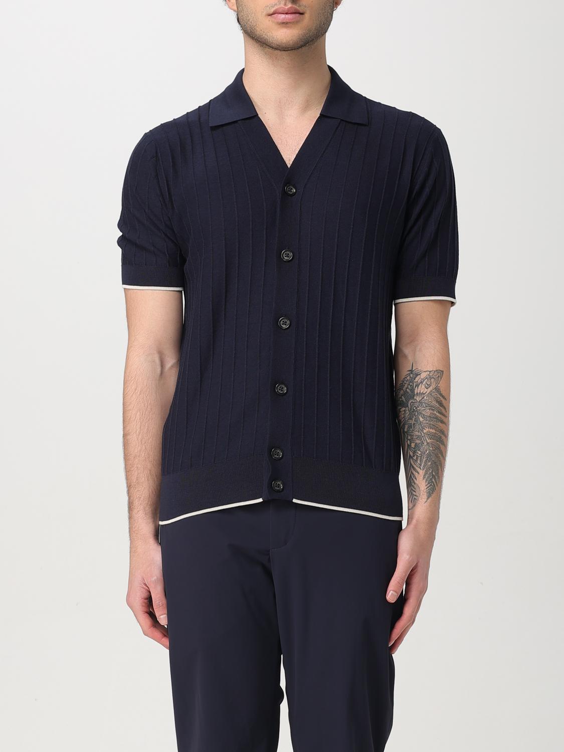 PAOLO PECORA POLO SHIRT: Sweater men Paolo Pecora, Blue - Img 1