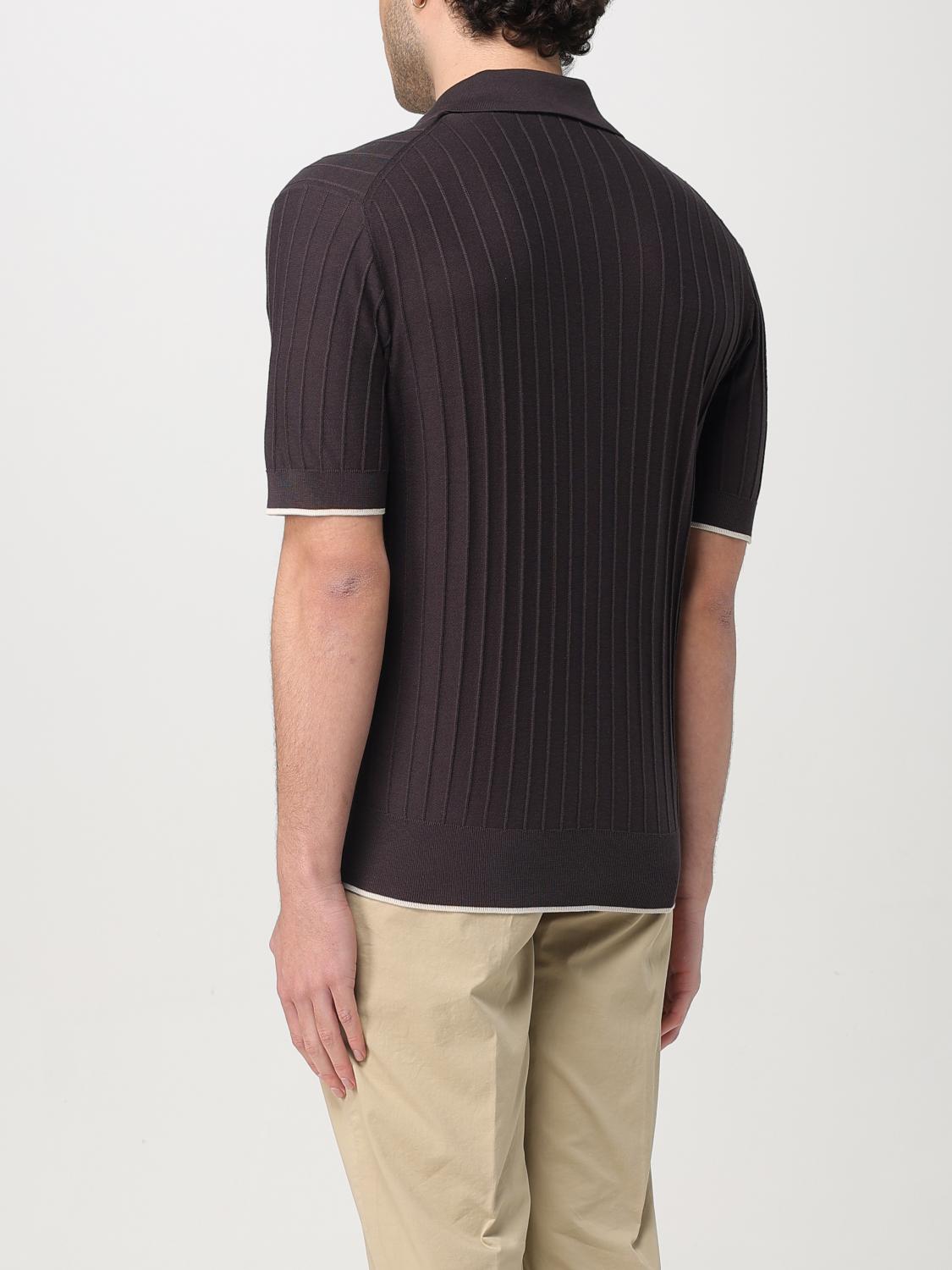 PAOLO PECORA POLO: Pullover herren Paolo Pecora, Braun - Img 2