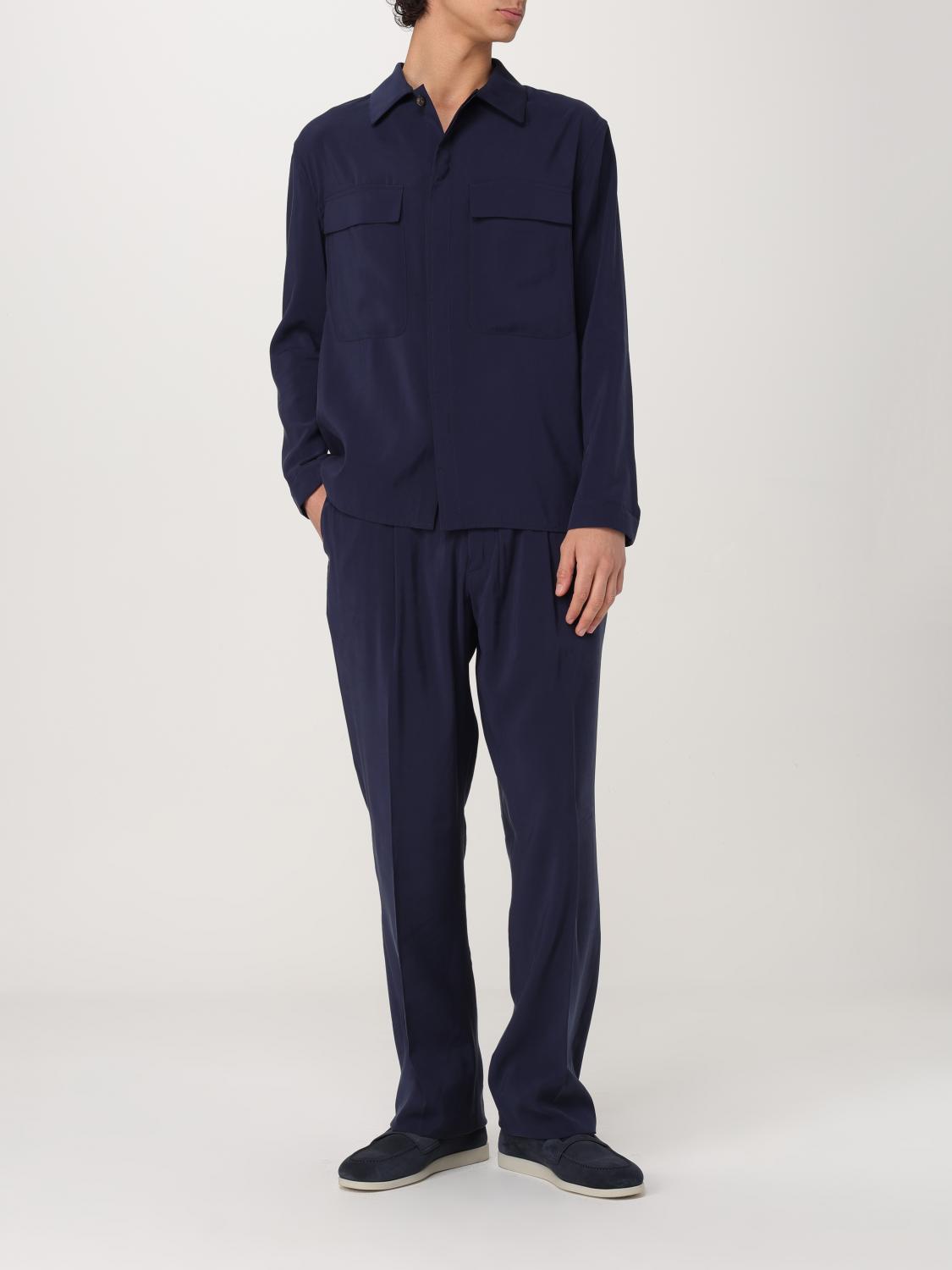 HEVO CAMICIA: Camicia Hevo in misto cotone , Blue - Img 2