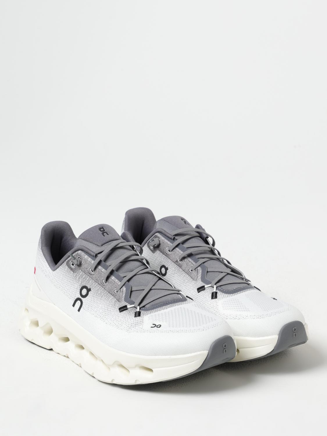 ON RUNNING SNEAKERS: Sneakers Cloudtilt On in mesh riciclato , Bianco - Img 2