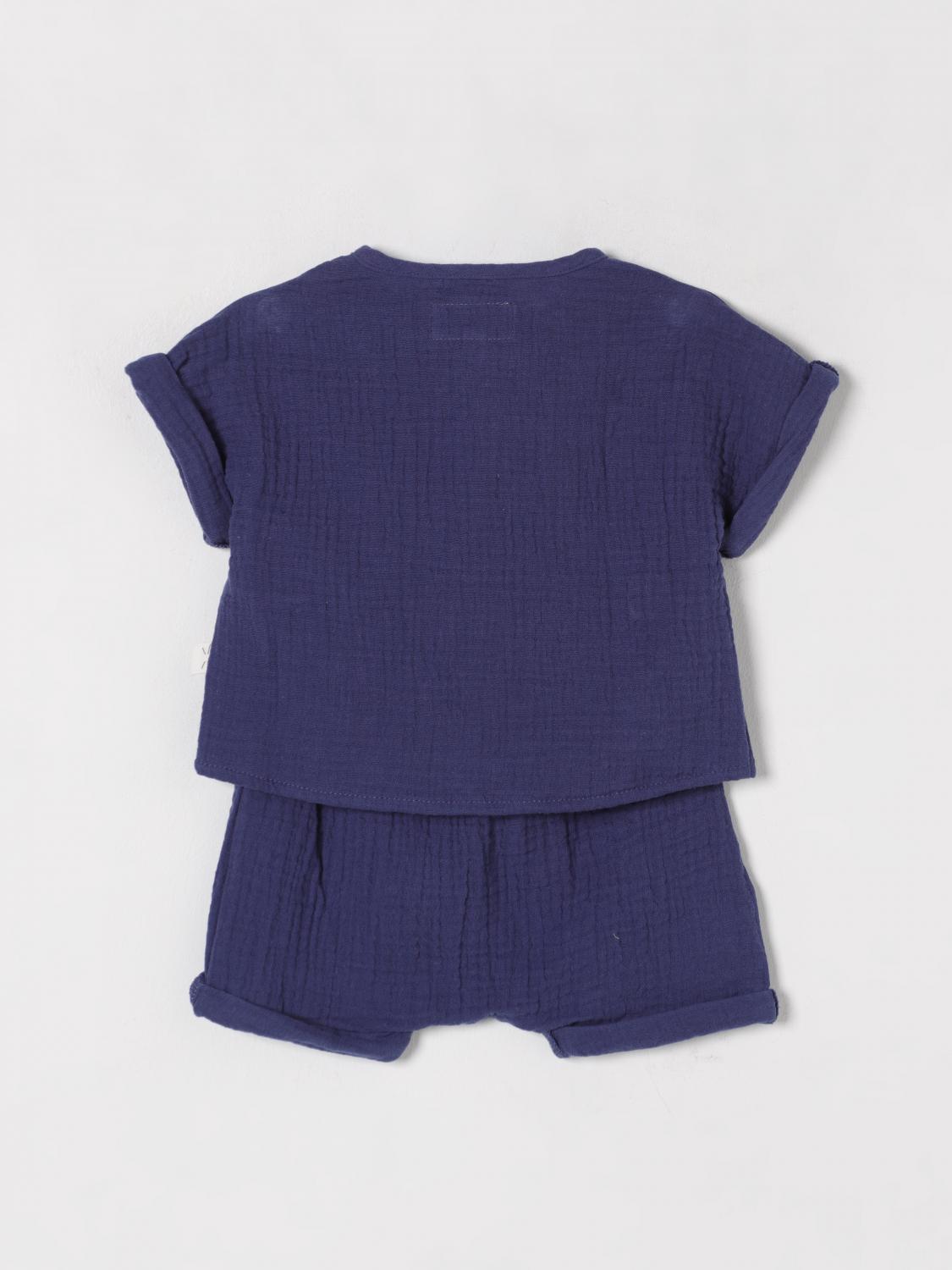 TEDDY & MINOU ENSEMBLE: Robe enfant Teddy & Minou, Bleu - Img 2