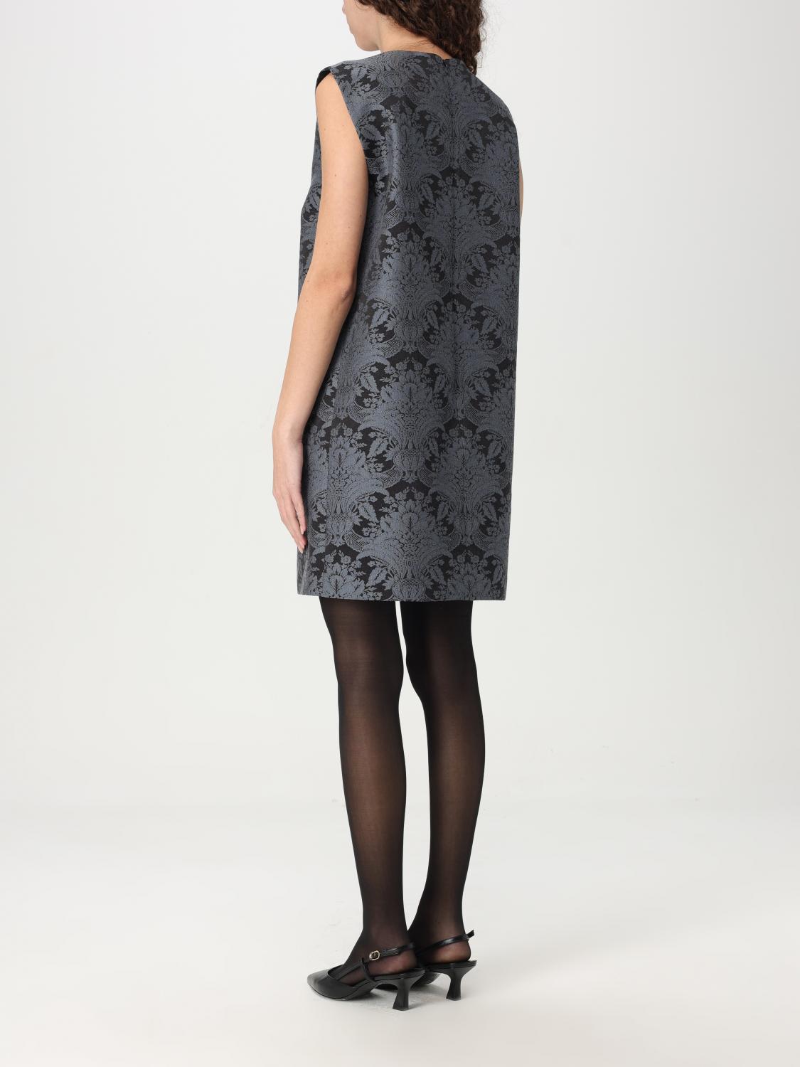MAX MARA ABITO: Abito mini Max Mara in jacquard di lana , Acqua - Img 2