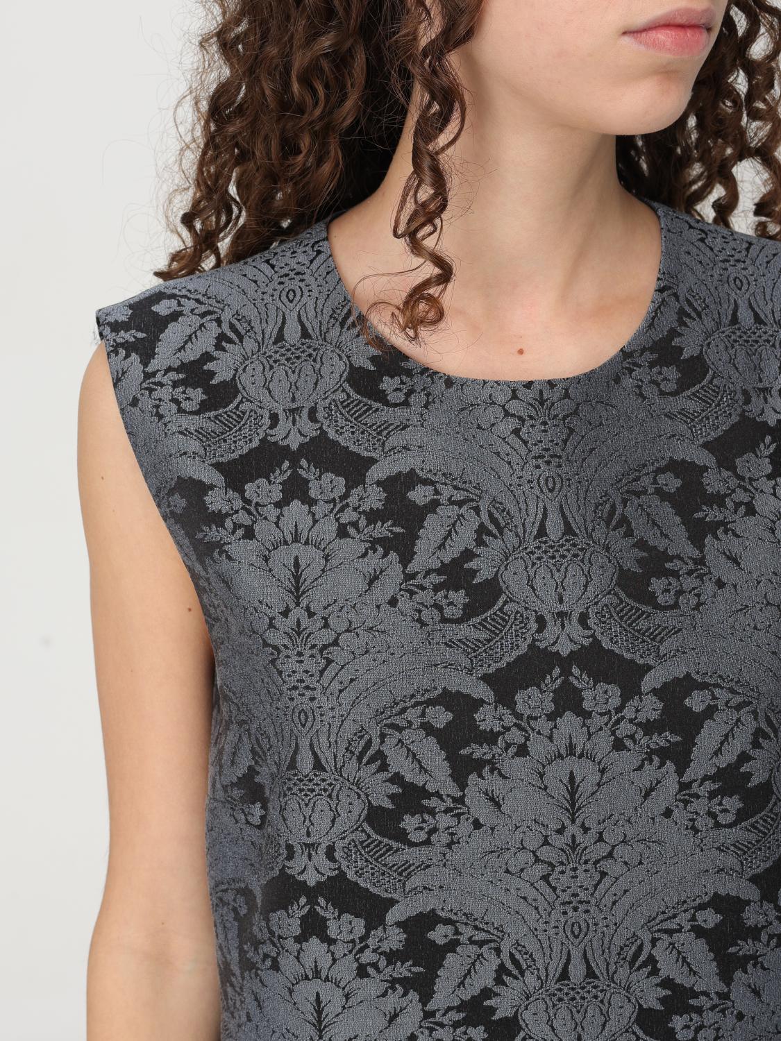 MAX MARA ABITO: Abito mini Max Mara in jacquard di lana , Acqua - Img 4