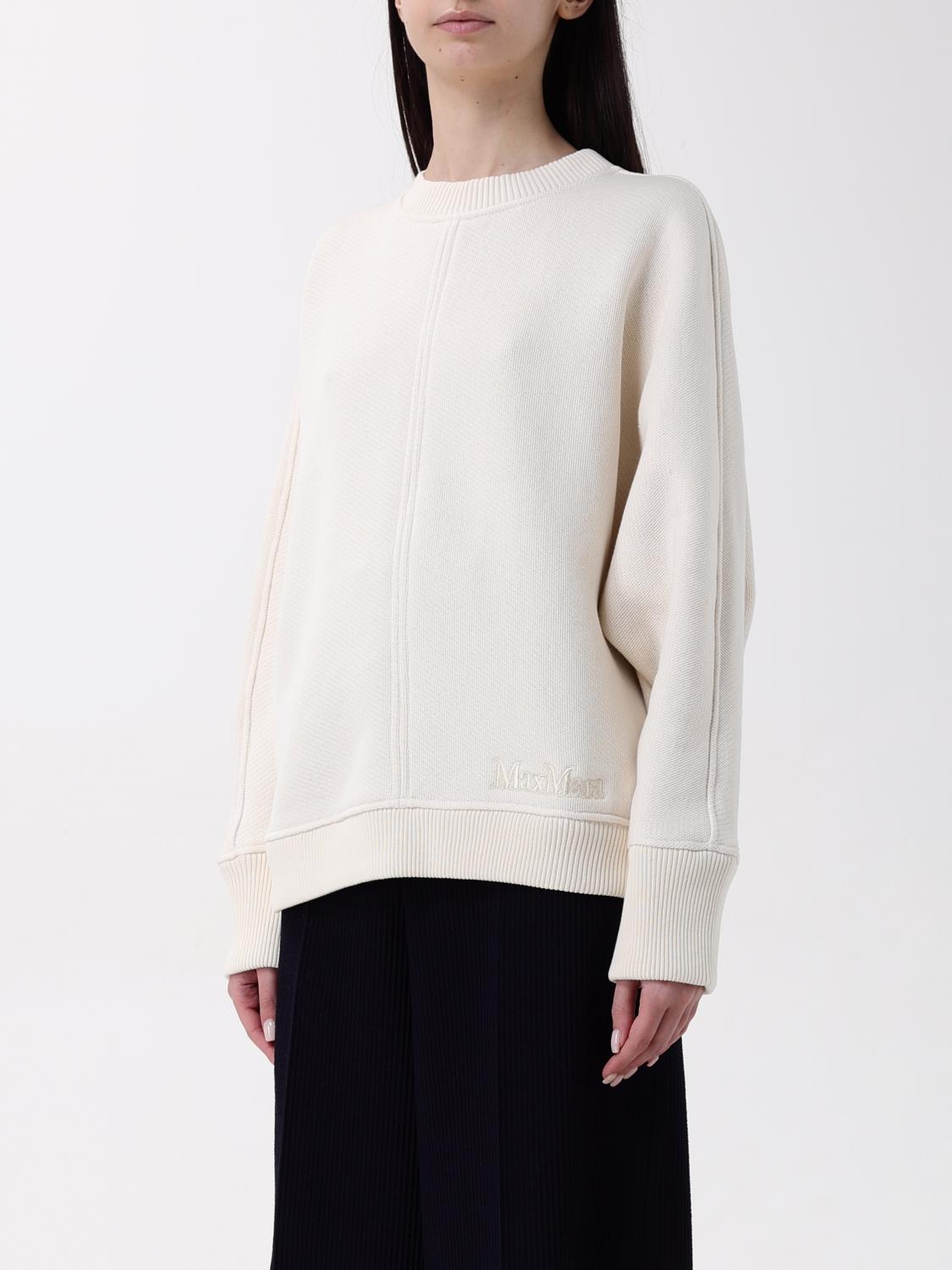 MAX MARA SWEATSHIRT: Sweatshirt damen Max Mara, Weiß - Img 4