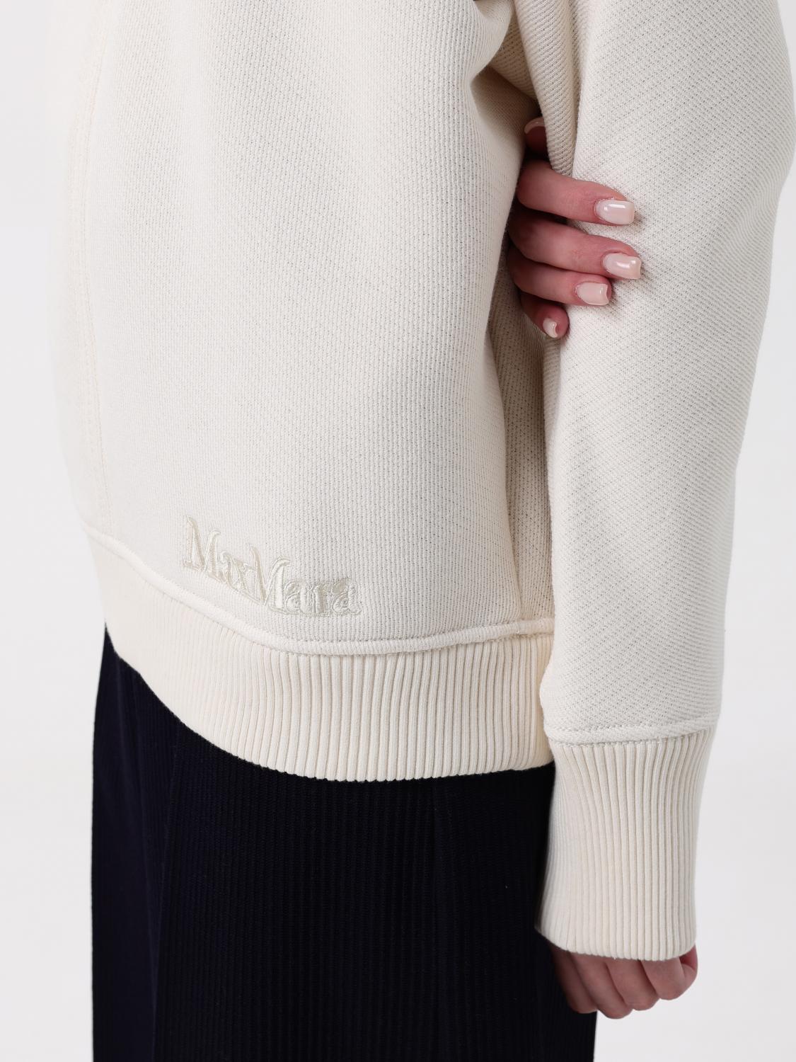 MAX MARA SWEATSHIRT: Sweatshirt damen Max Mara, Weiß - Img 5