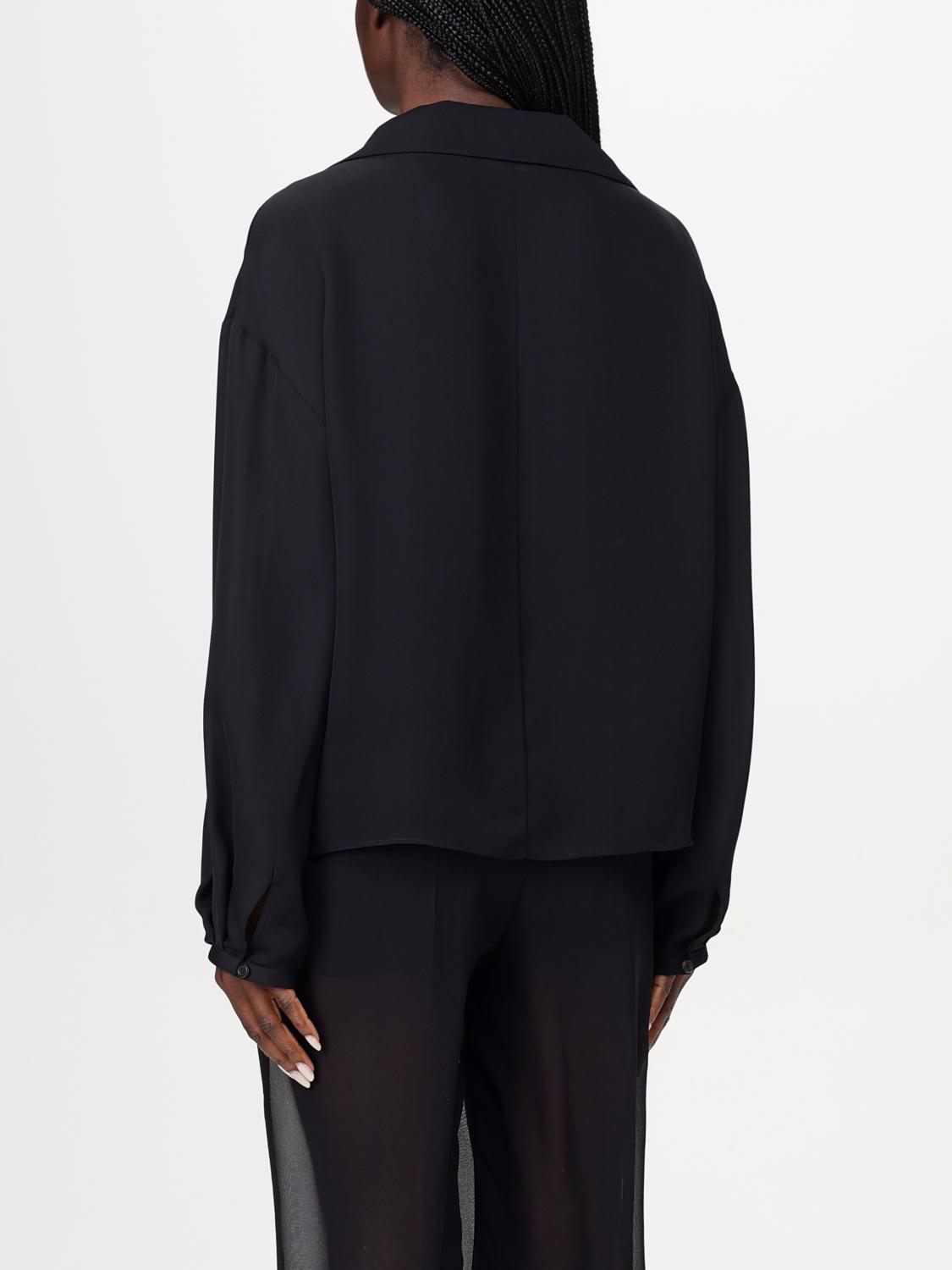 KHAITE CAMICIA: Camicia Khaite in seta , Nero - Img 3