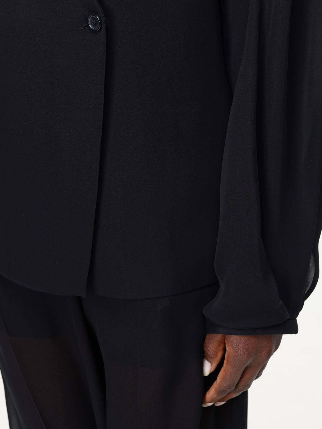 KHAITE CAMICIA: Camicia Khaite in seta , Nero - Img 4
