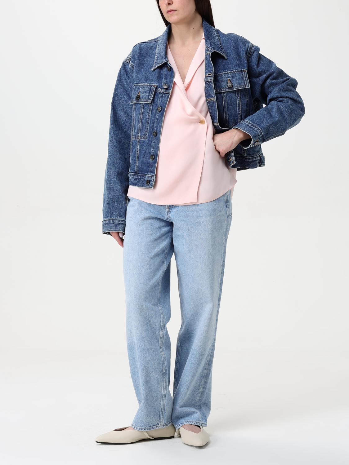 KHAITE CAMICIA: Camicia Khaite in seta , Rosa - Img 2