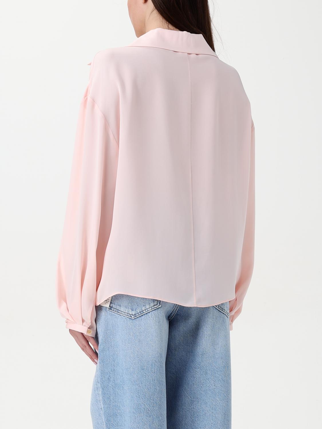 KHAITE CAMICIA: Camicia Khaite in seta , Rosa - Img 3