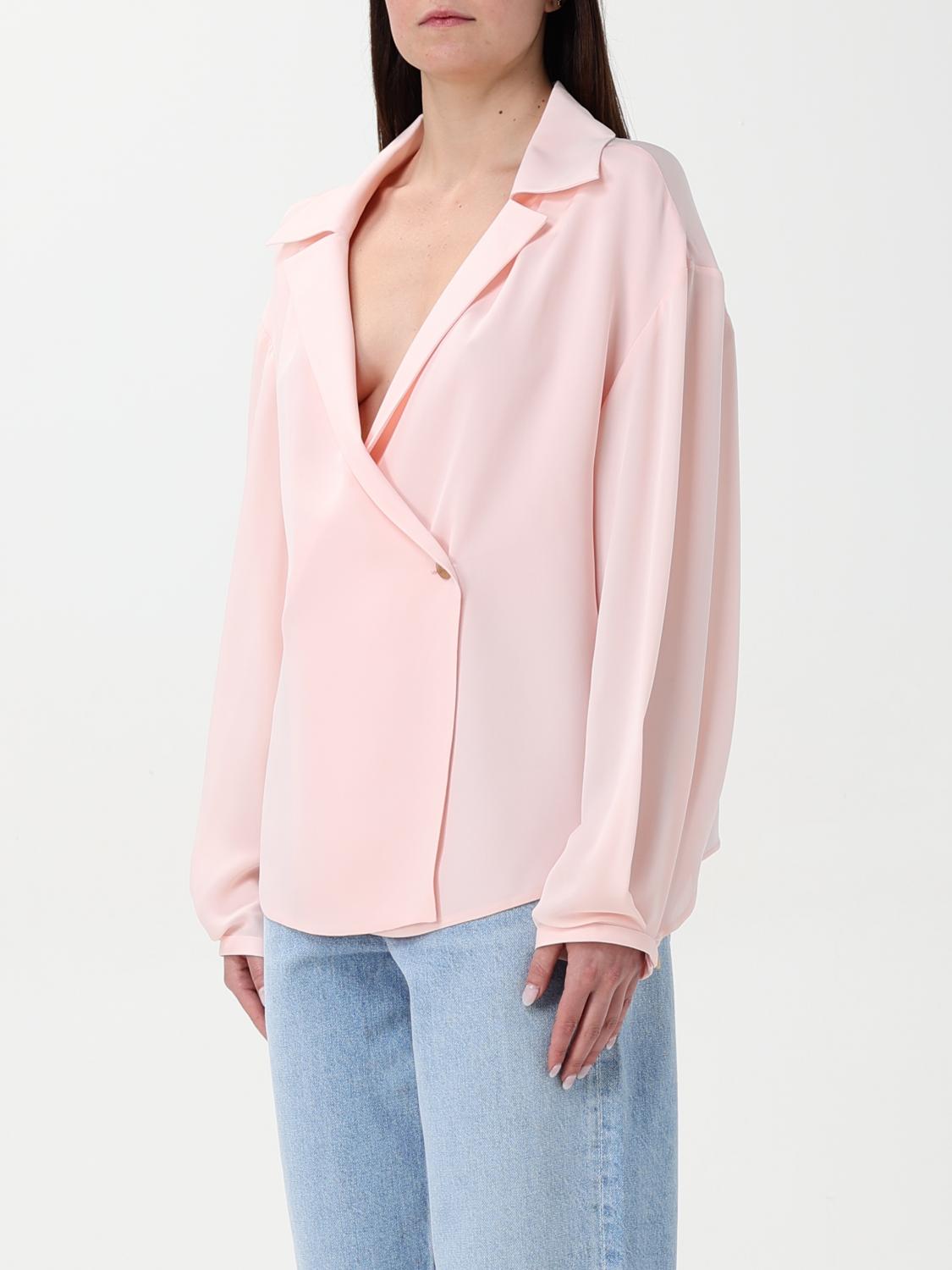 KHAITE CAMICIA: Camicia Khaite in seta , Rosa - Img 4