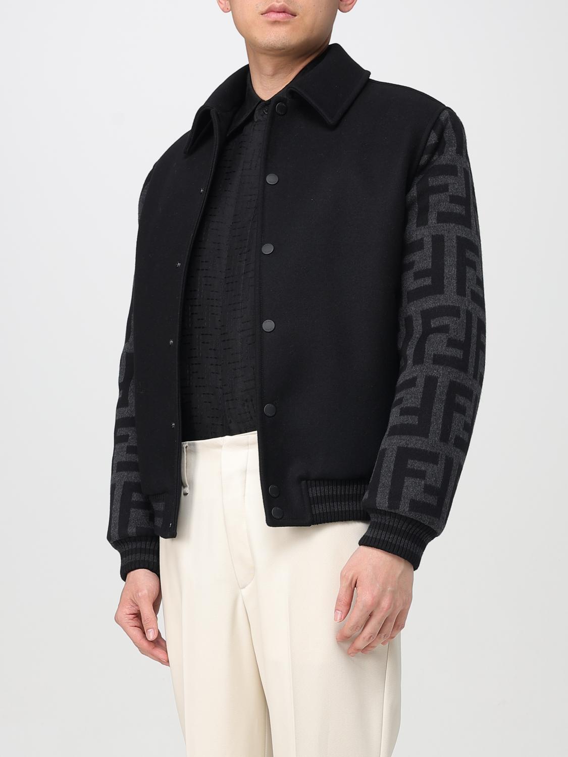 Fendi Jacket men - Black | FW1348ATEB | GIGLIO.COM