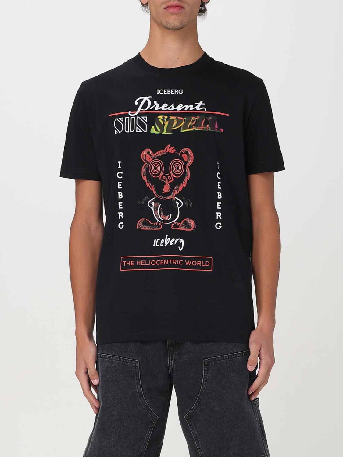 ICEBERG T-SHIRT: T-shirt men Iceberg, Black - Img 1
