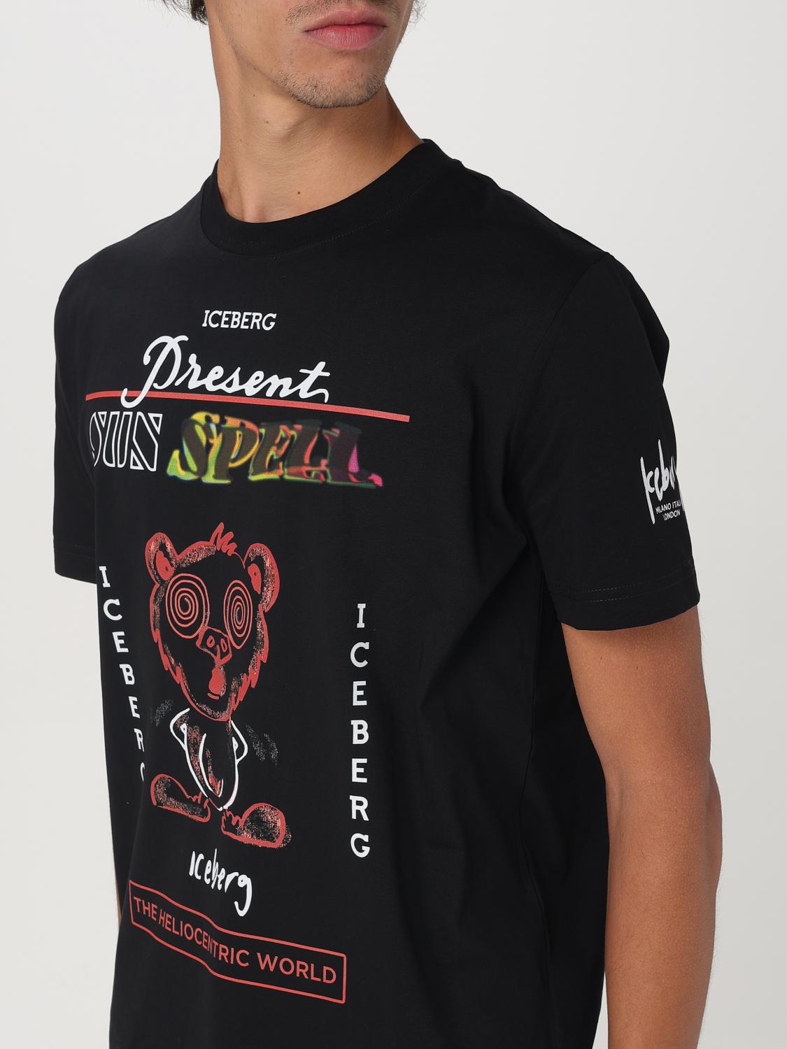 ICEBERG T-SHIRT: T-shirt men Iceberg, Black - Img 3