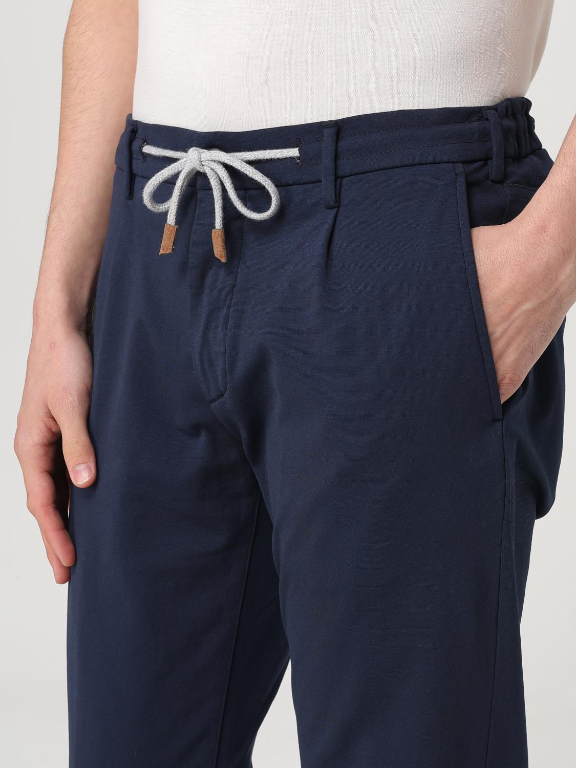 ELEVENTY PANTS: Pants men Eleventy, Blue - Img 3