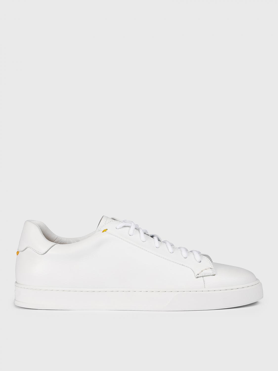 DOUCAL'S SNEAKERS: Sneakers Doucal's in pelle , Bianco - Img 1