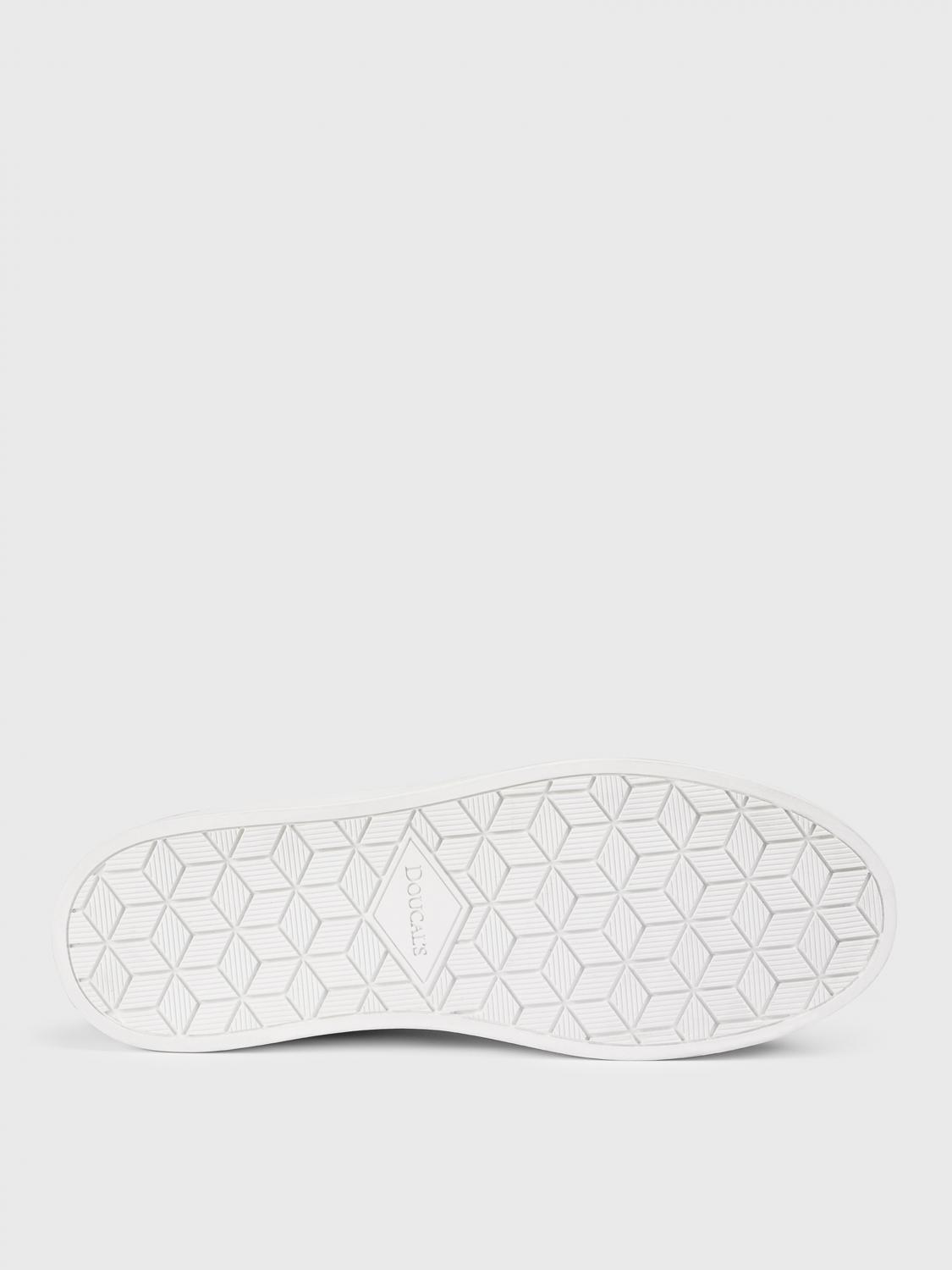 DOUCAL'S SNEAKERS: Sneakers Doucal's in pelle , Bianco - Img 4