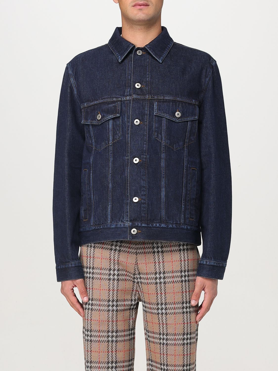 BURBERRY JACKE: Jacke herren Burberry, Denim - Img 1