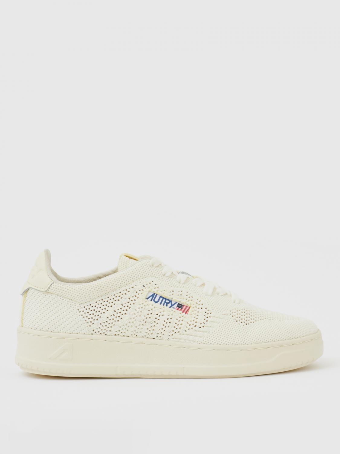 AUTRY SNEAKERS: Sneakers Easeknit Autry in maglia traforata , Bianco - Img 1