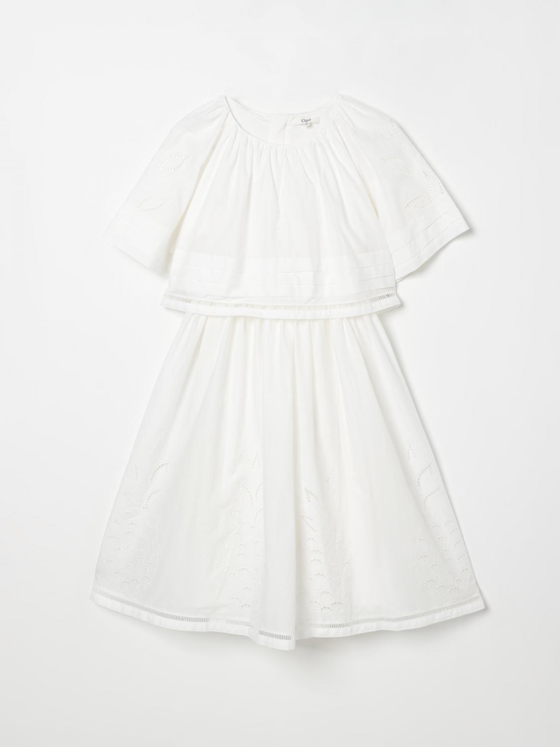 CHLOÉ ROBE: Robe enfant ChloÉ, Blanc - Img 1