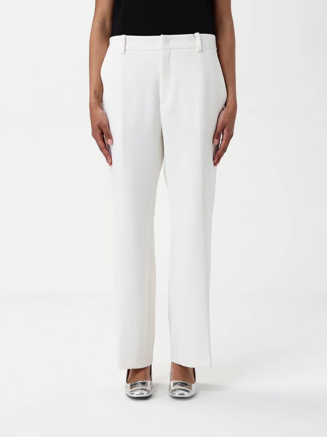 N° 21 PANTALONI: Pantalone basic N° 21 in misto viscosa e cotone , Beige - Img 1