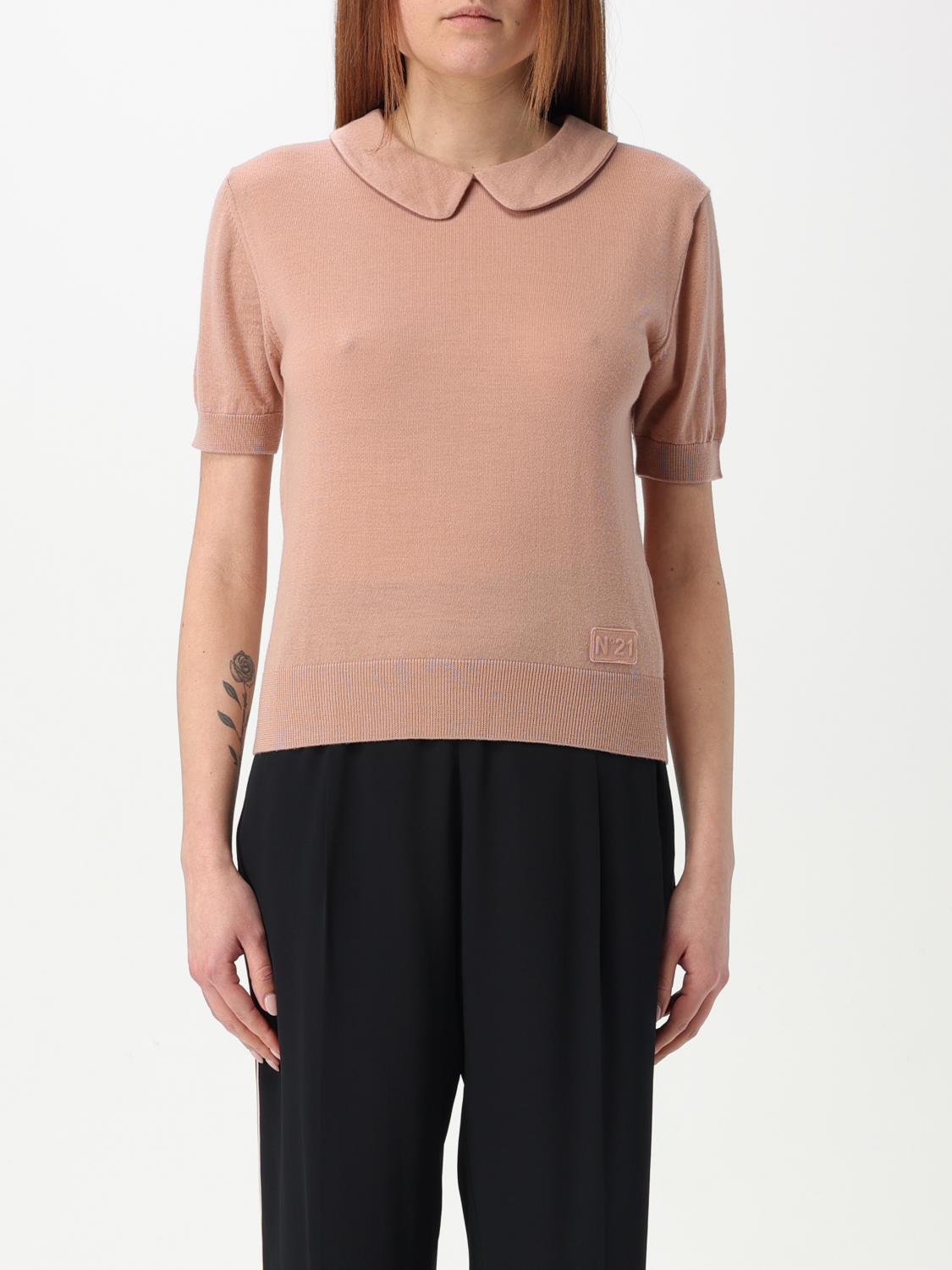 N° 21 T-SHIRT: Pull femme N° 21, Rose - Img 1