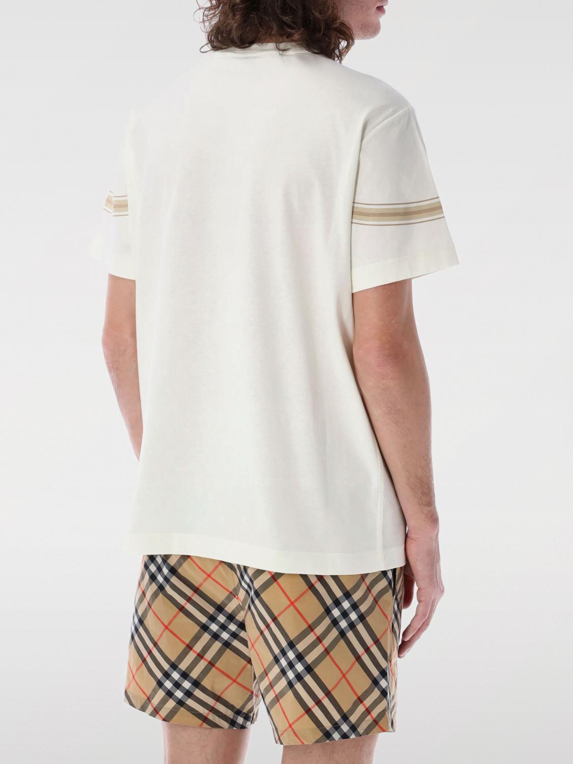 BURBERRY T-SHIRT: T-shirt men Burberry, White - Img 2
