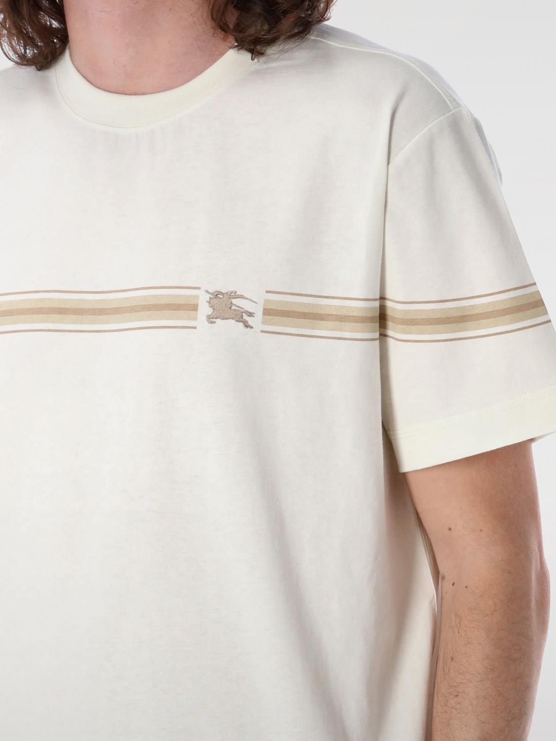 BURBERRY T-SHIRT: T-shirt men Burberry, White - Img 3